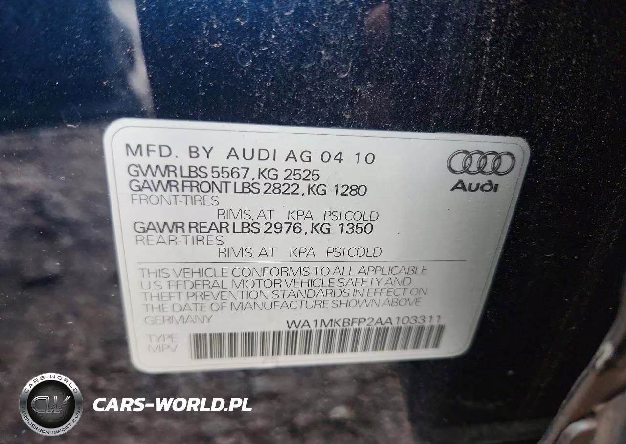 2010 Audi Q5 Premium Plus VIN:WA1MKBFP2AA103311 - 14
