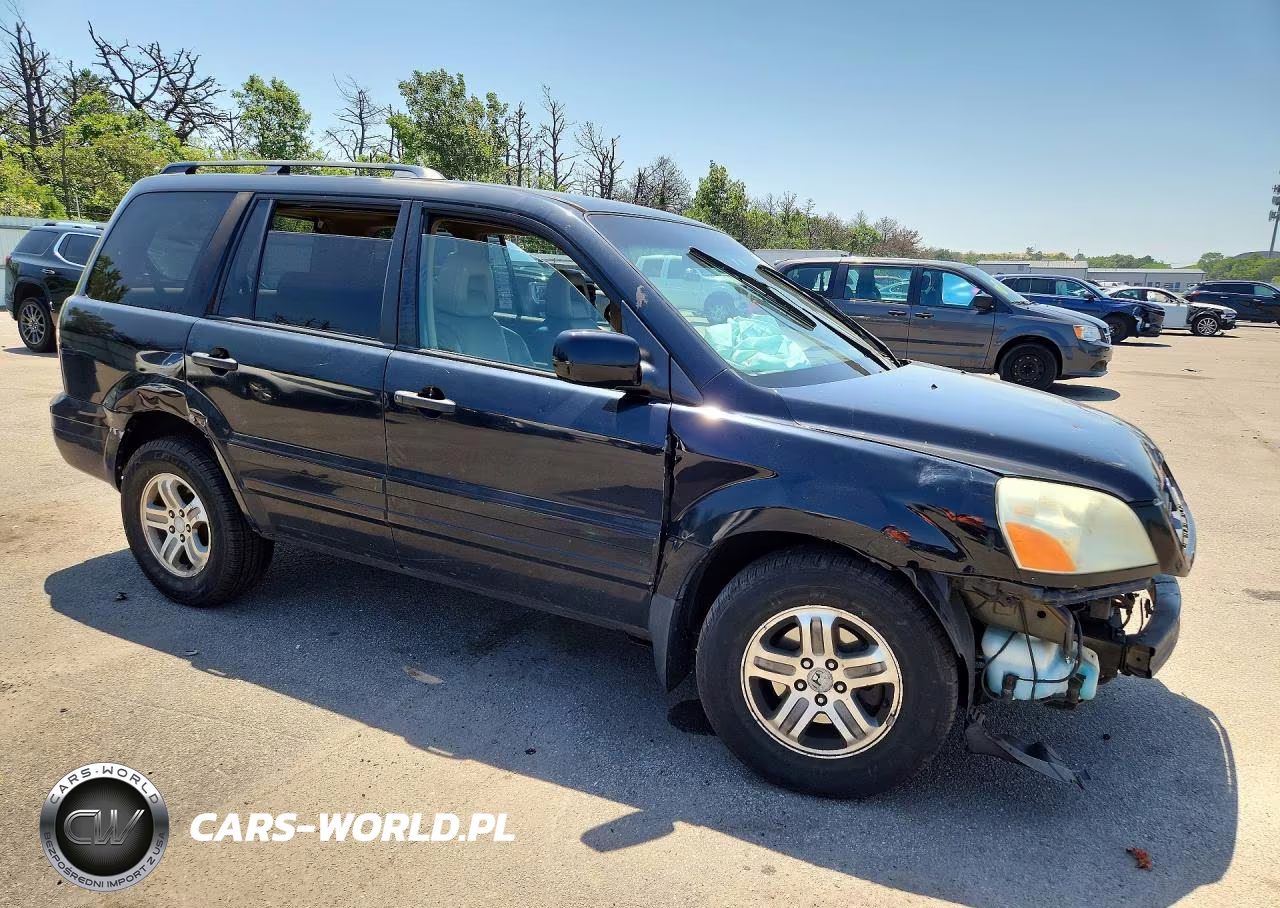 2004 Honda Pilot Exl VIN:2HKYF18734H570382 - 4