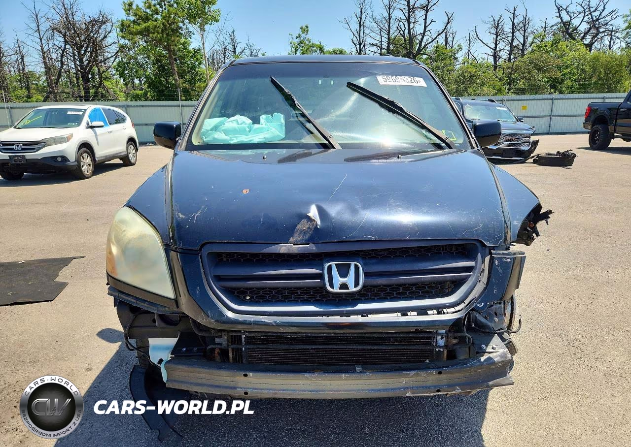 2004 Honda Pilot Exl VIN:2HKYF18734H570382 - 5