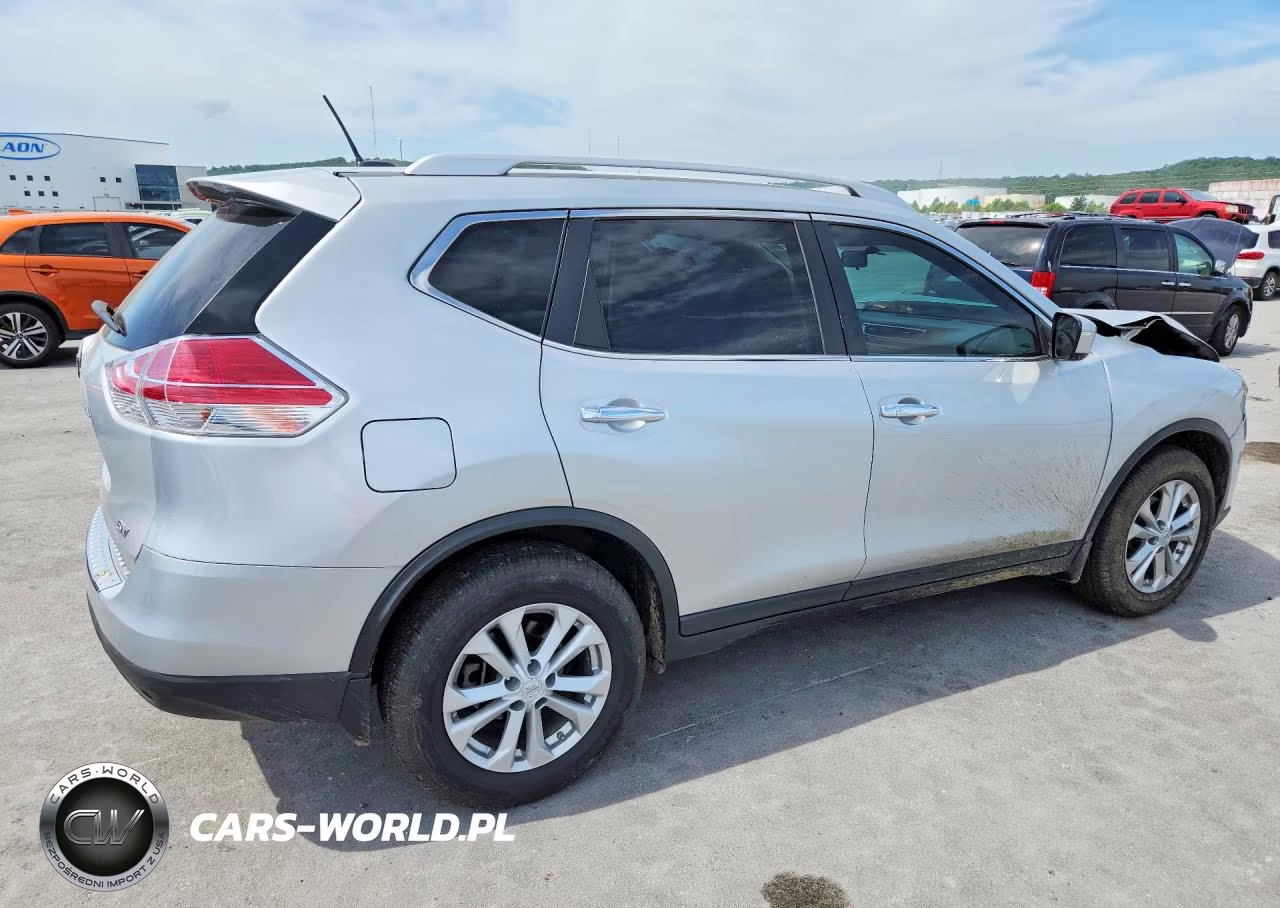 2015 Nissan Rogue Sv VIN:KNMAT2MT5FP552475 - 3