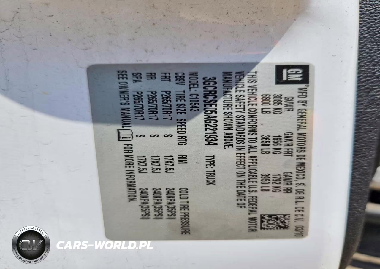 2010 Chevrolet Silverado C1500 Lt VIN:3GCRCSE05AG221934 - 12