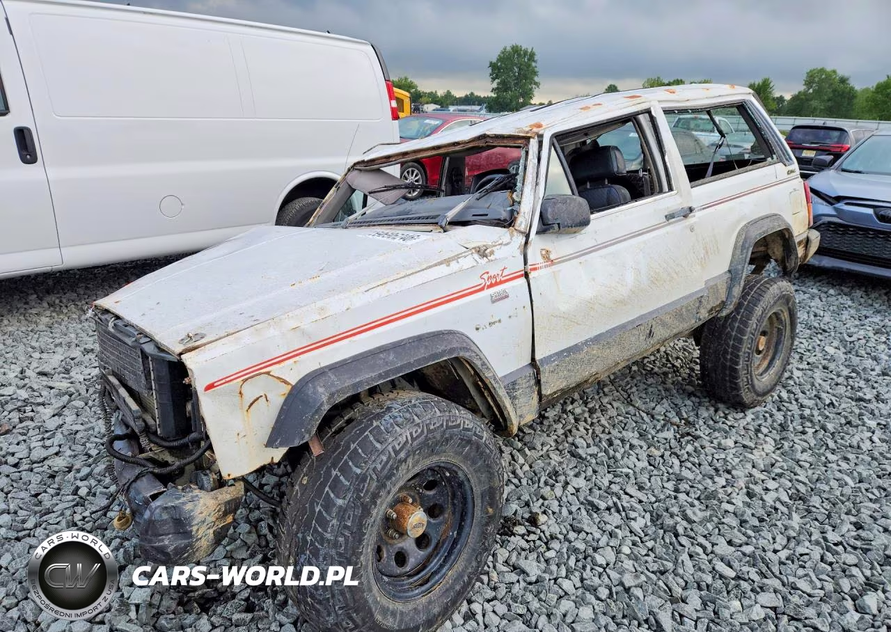 1990 Jeep Cherokee Sport VIN:1J4FJ87LXLL124862 - 1