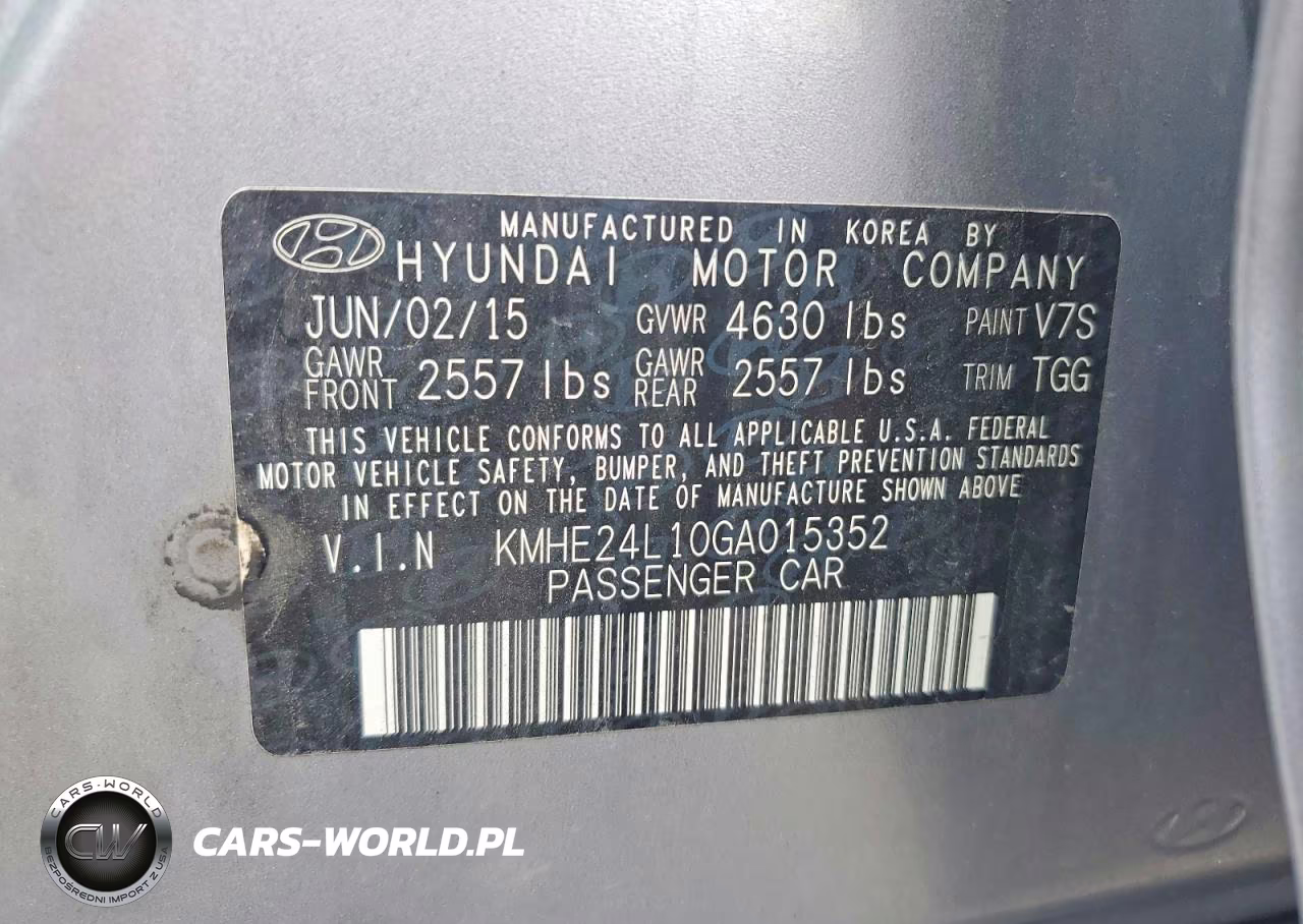 2016 Hyundai Sonata Hybrid Se VIN:KMHE24L10GA015352 - 12
