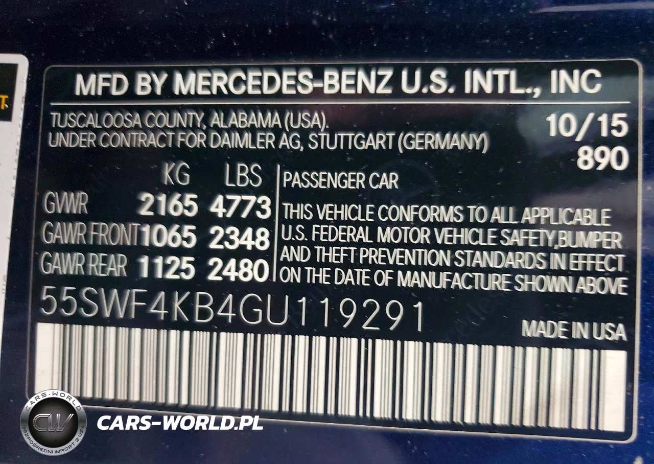2016 Mercedes-Benz C 300 4Matic VIN:55SWF4KB4GU119291 - 13