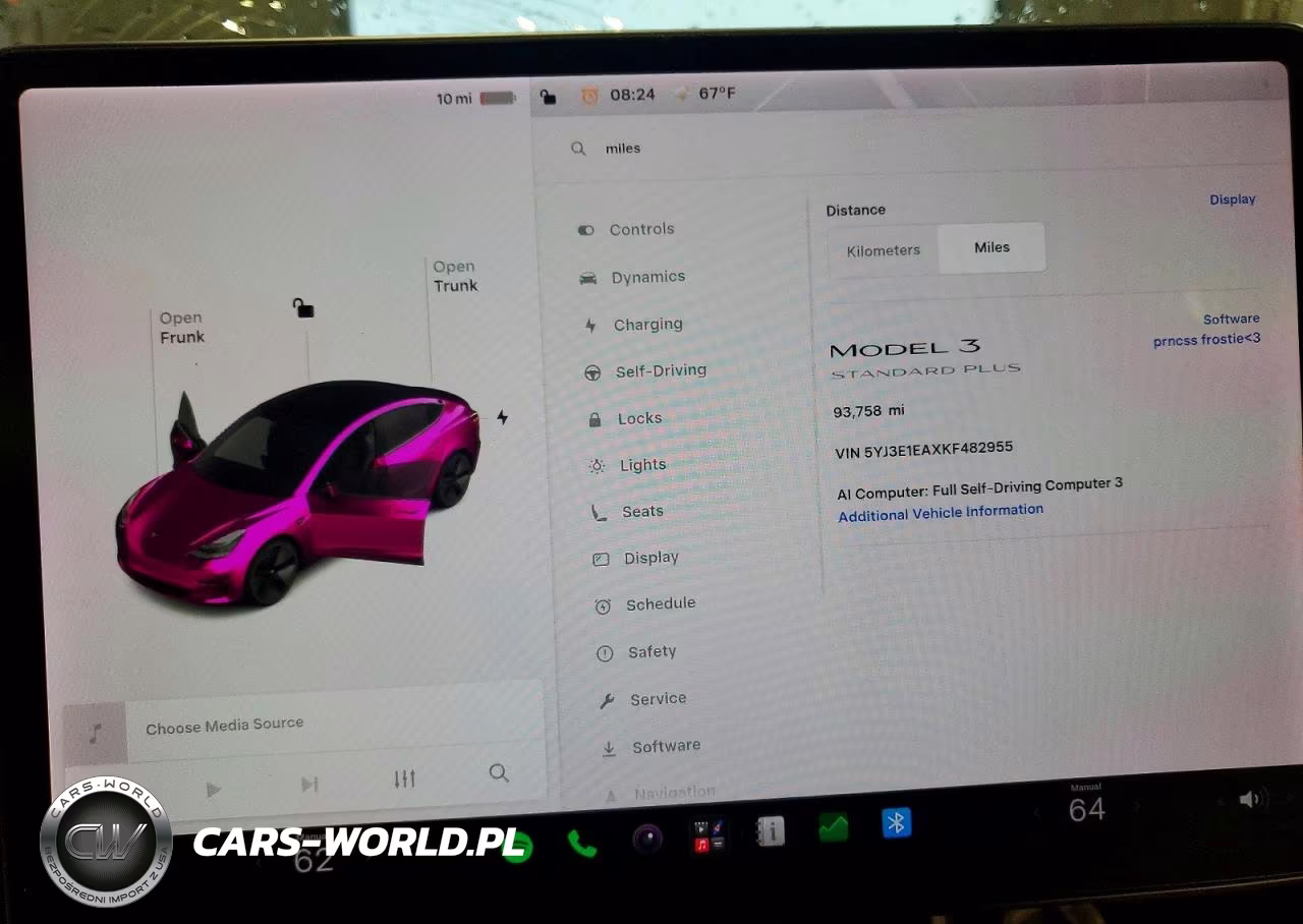 2019 Tesla Model 3 VIN:5YJ3E1EAXKF482955 - 9