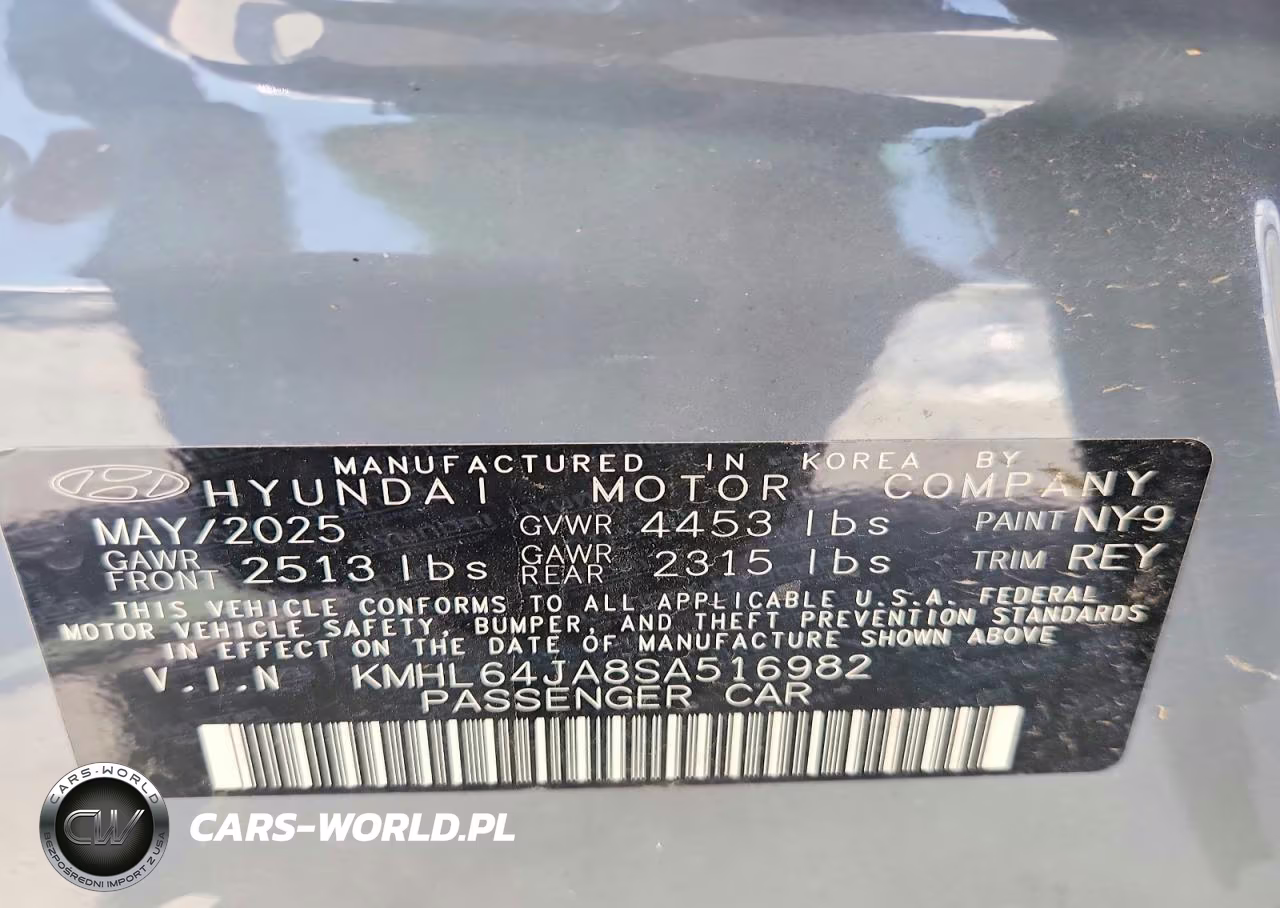 2025 Hyundai Sonata Sel VIN:KMHL64JA8SA516982 - 12