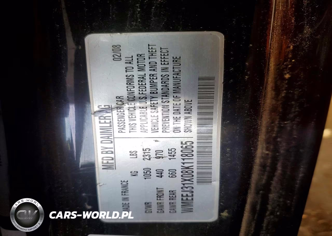 2008 Smart Fortwo Pure VIN:WMEEJ31X08K118065 - 12