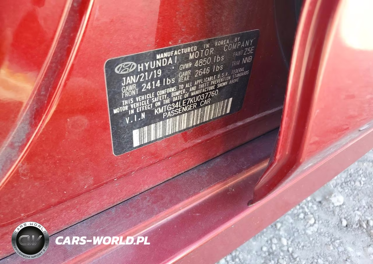 2019 Genesis G70 3.3T Advanced VIN:KMTG34LE7KU037760 - 12
