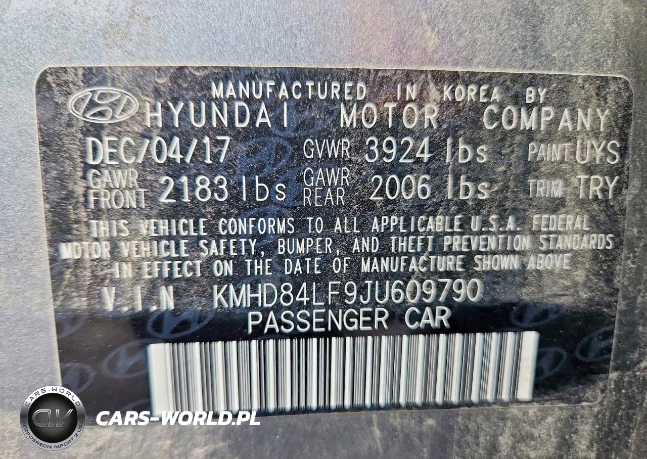 2018 Hyundai Elantra Sel VIN:KMHD84LF9JU609790 - 12