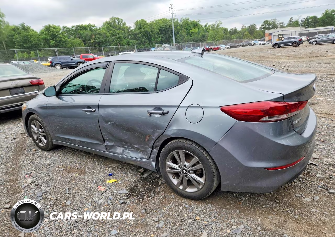 2018 Hyundai Elantra Sel VIN:KMHD84LF9JU609790 - 2