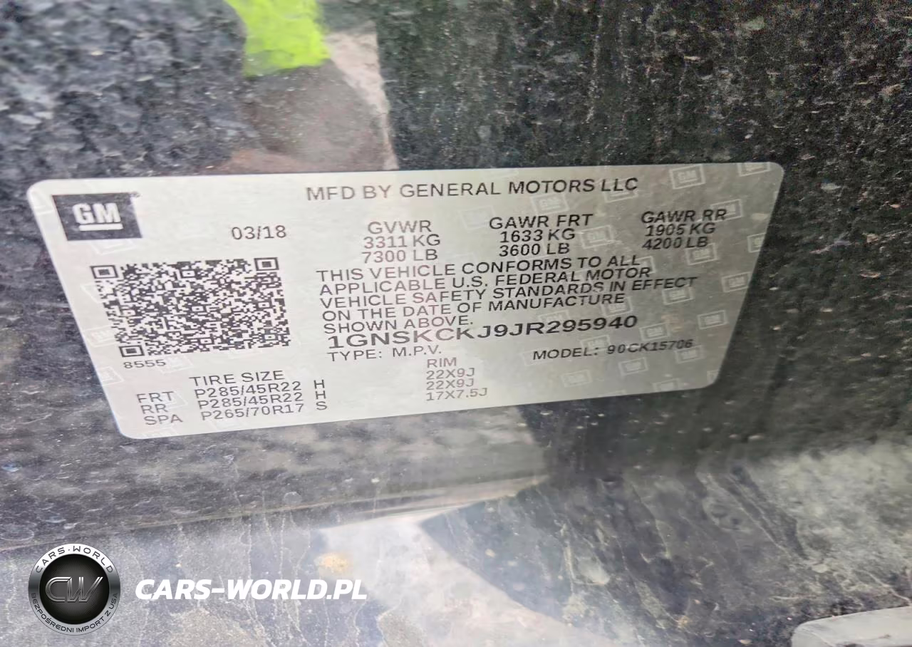 2018 Chevrolet Tahoe K1500 Premier VIN:1GNSKCKJ9JR295940 - 13