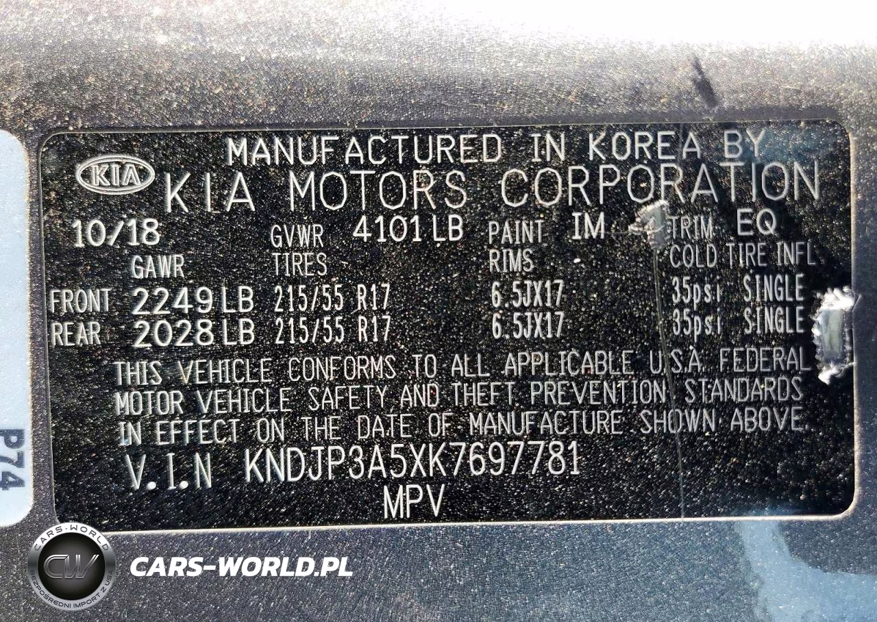 2019 Kia Soul + VIN:KNDJP3A5XK7697781 - 12