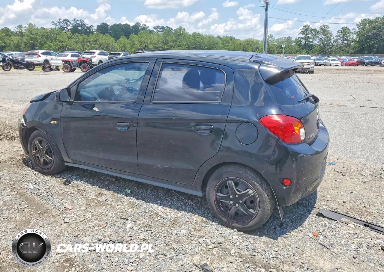 2014 Mitsubishi Mirage Es VIN:ML32A4HJ0EH020741 - 2