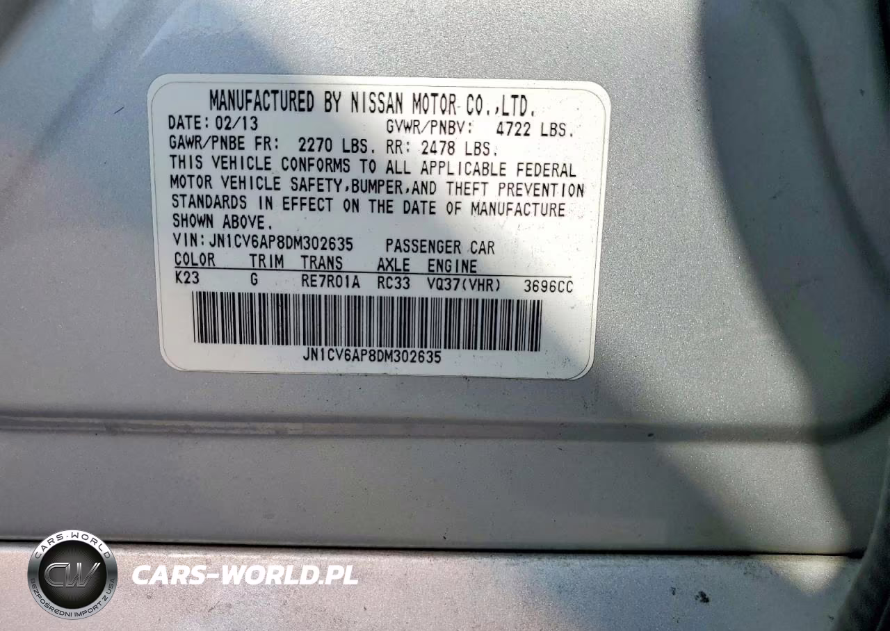 2013 Infiniti G37 Sedan Journey VIN:JN1CV6AP8DM302635 - 12