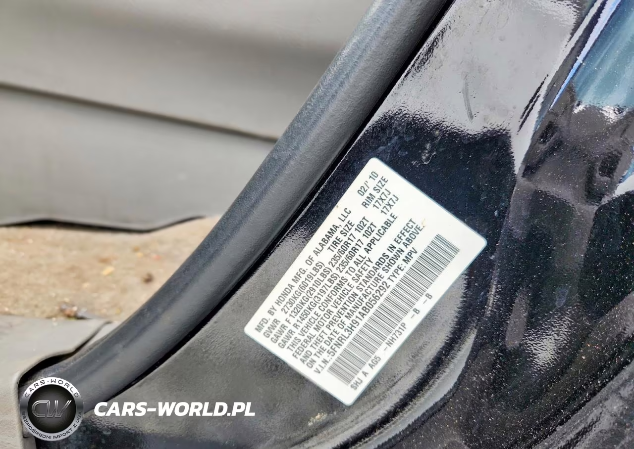 2010 Honda Odyssey Touring VIN:5FNRL3H91AB056292 - 13