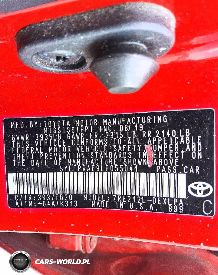 2020 Toyota Corolla Le VIN:5YFEPRAE9LP055041 - 12