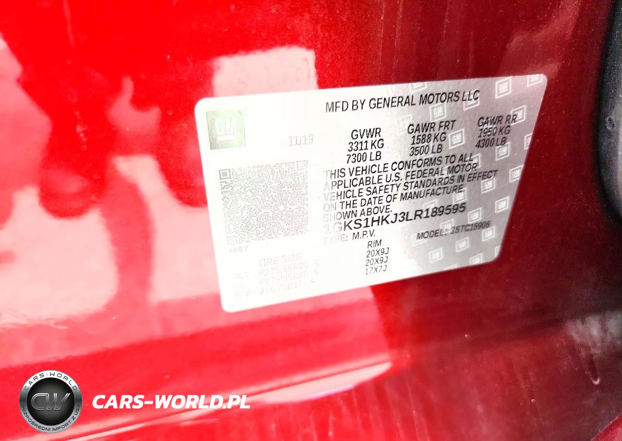 2020 GMC Yukon VIN:1GKS1HKJ3LR189595 - 13