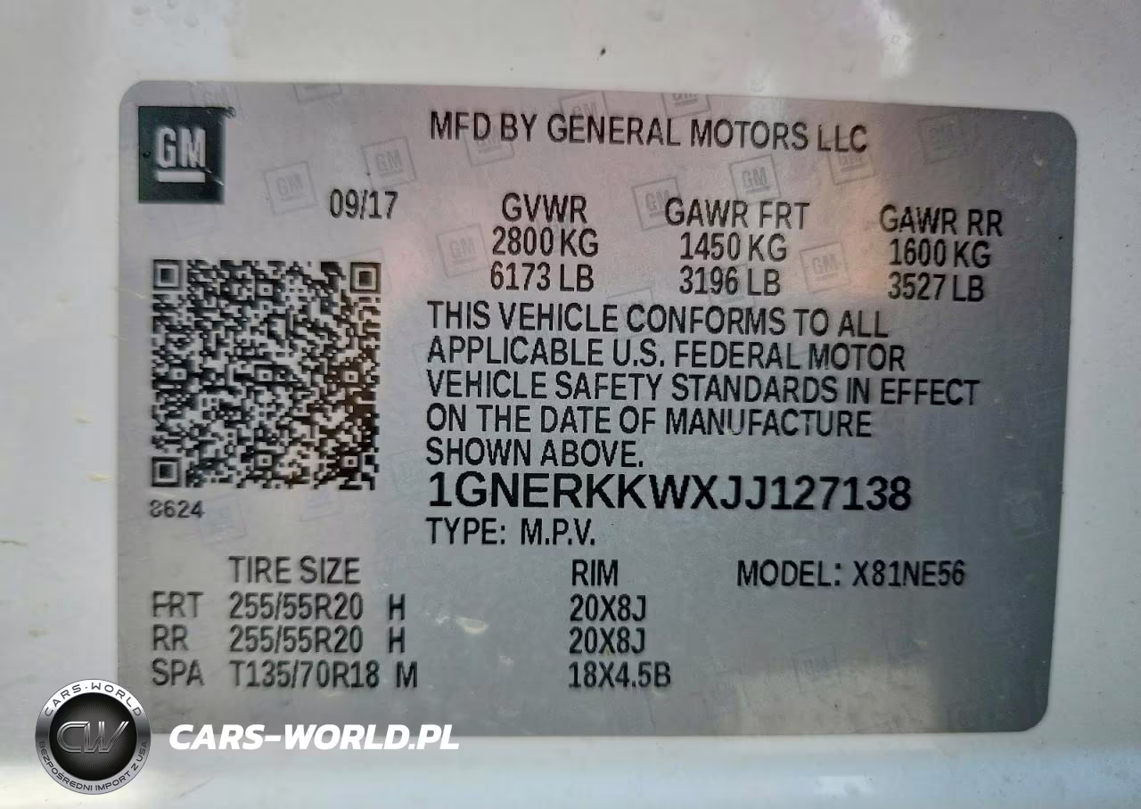 2018 Chevrolet Traverse Premier VIN:1GNERKKWXJJ127138 - 14