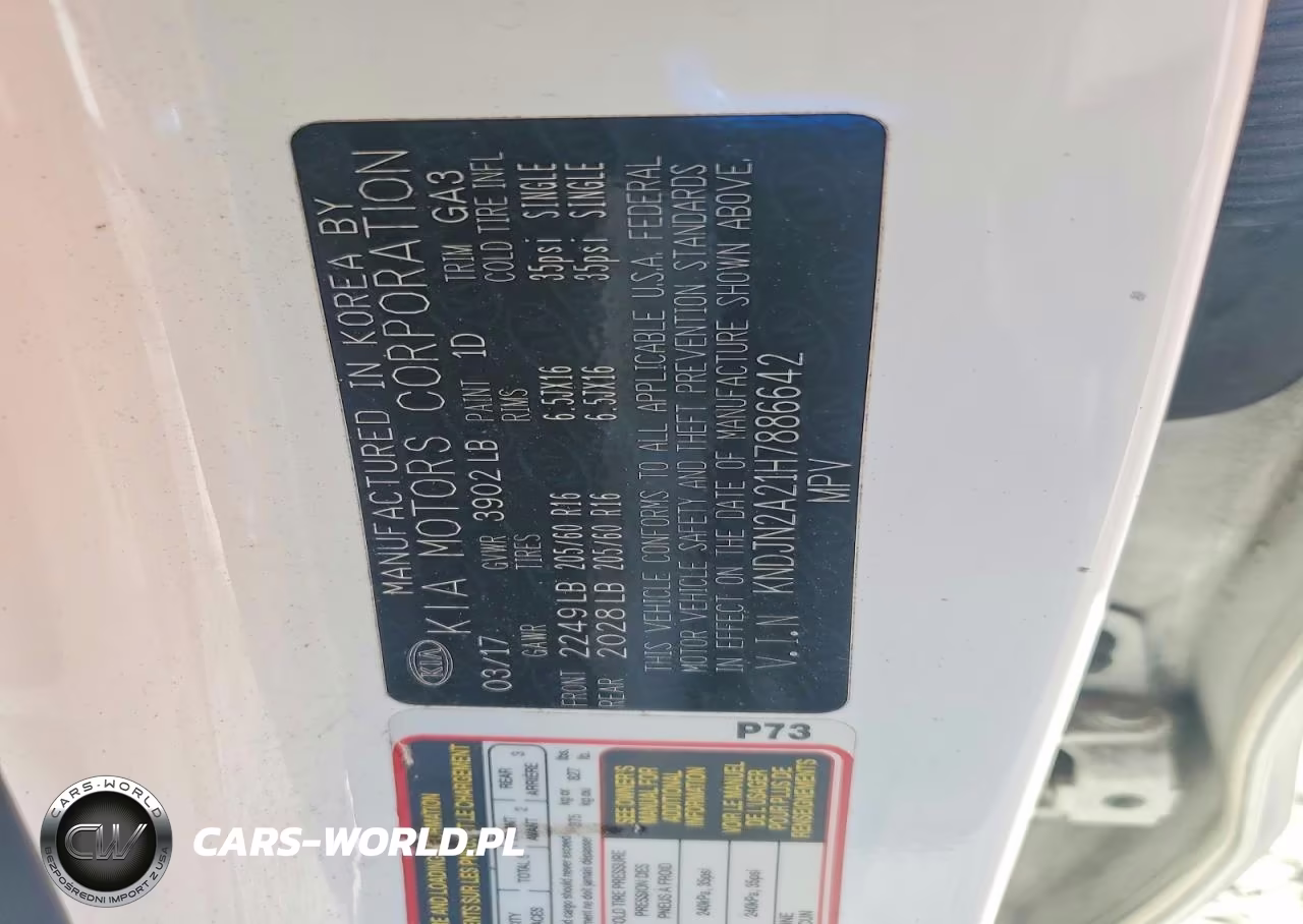 2017 Kia Soul Base VIN:KNDJN2A21H7886642 - 12