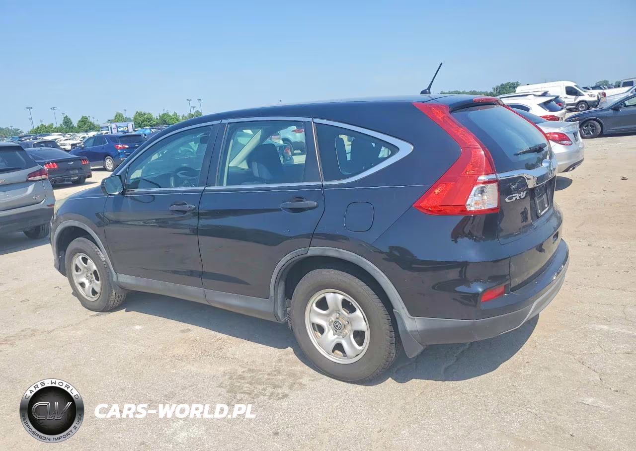 2015 Honda Cr-V Lx VIN:5J6RM4H35FL016942 - 2