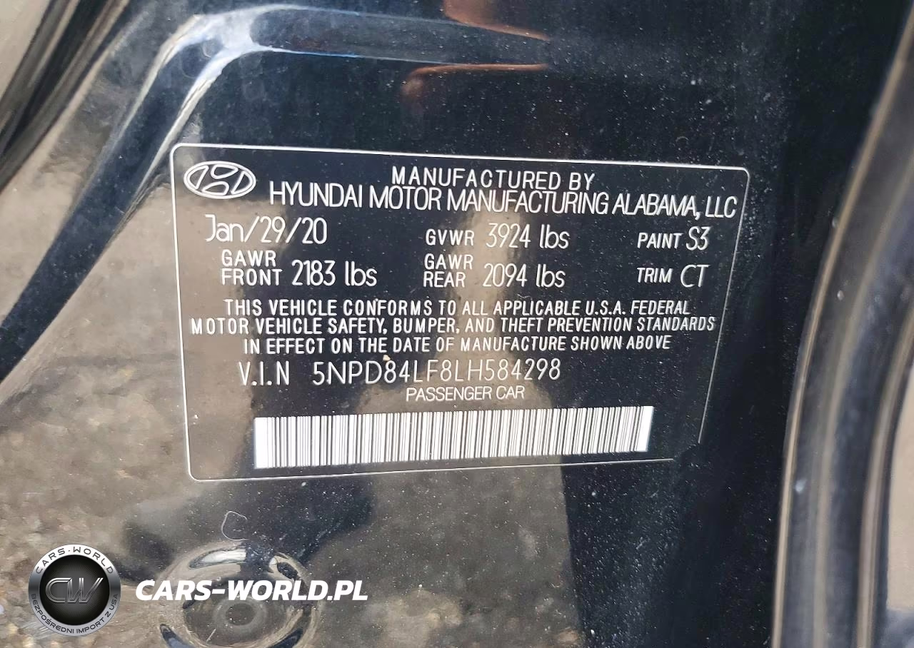 2020 Hyundai Elantra Sel VIN:5NPD84LF8LH584298 - 12