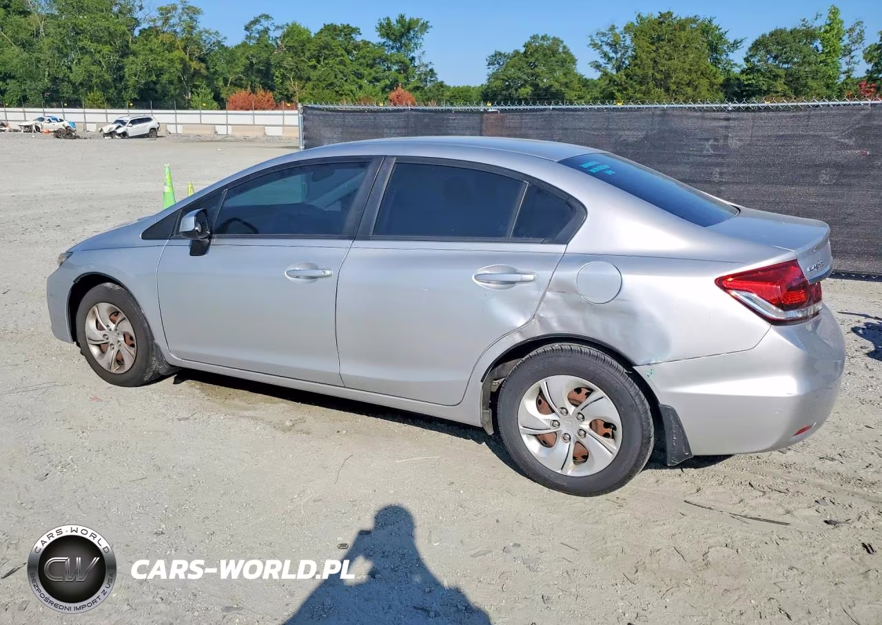 2013 Honda Civic Lx VIN:19XFB2F57DE009066 - 2