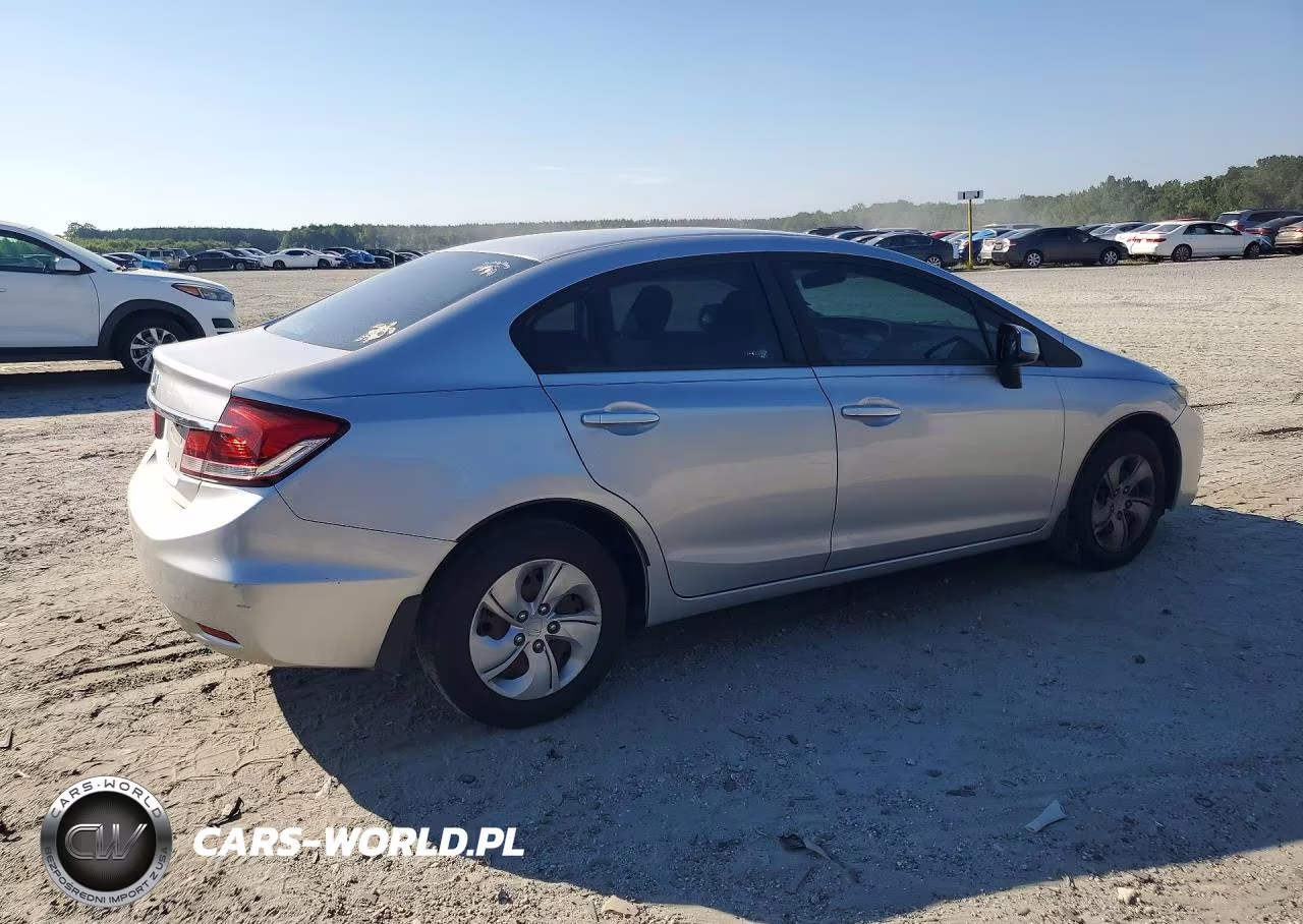 2013 Honda Civic Lx VIN:19XFB2F57DE009066 - 3