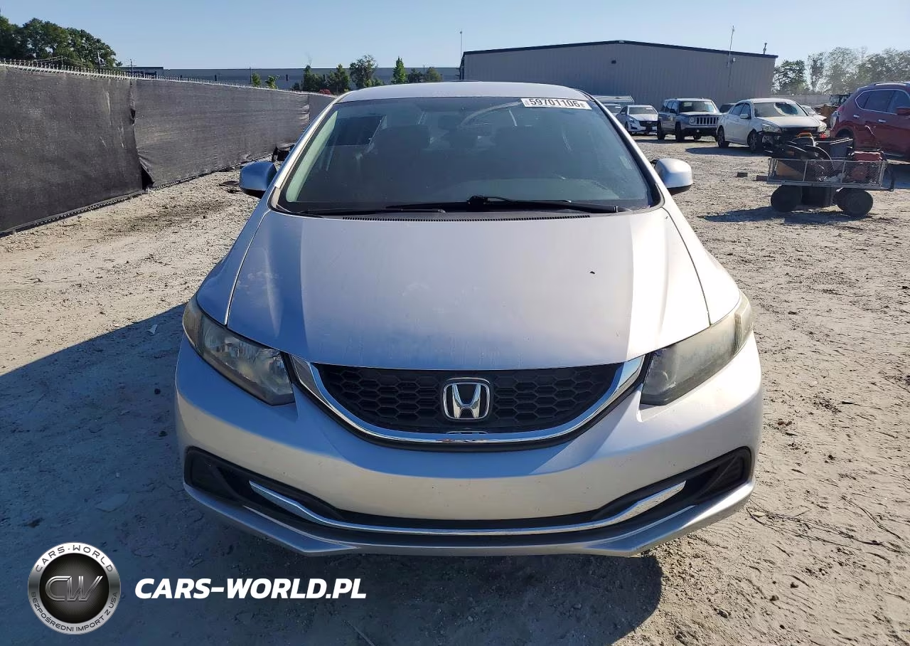 2013 Honda Civic Lx VIN:19XFB2F57DE009066 - 5