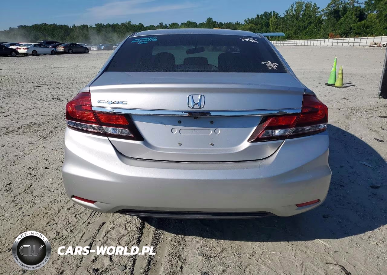 2013 Honda Civic Lx VIN:19XFB2F57DE009066 - 6