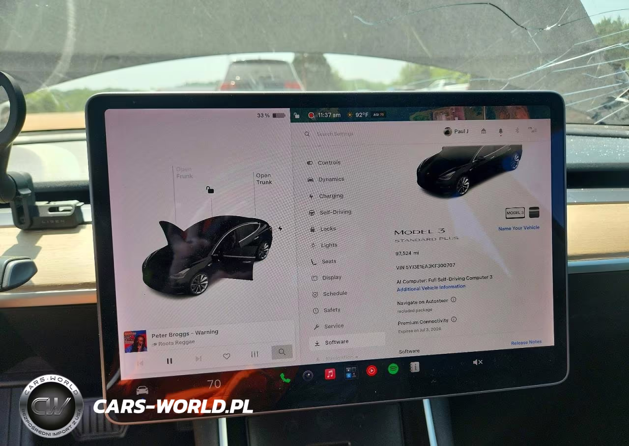 2019 Tesla Model 3 VIN:5YJ3E1EA3KF300707 - 9