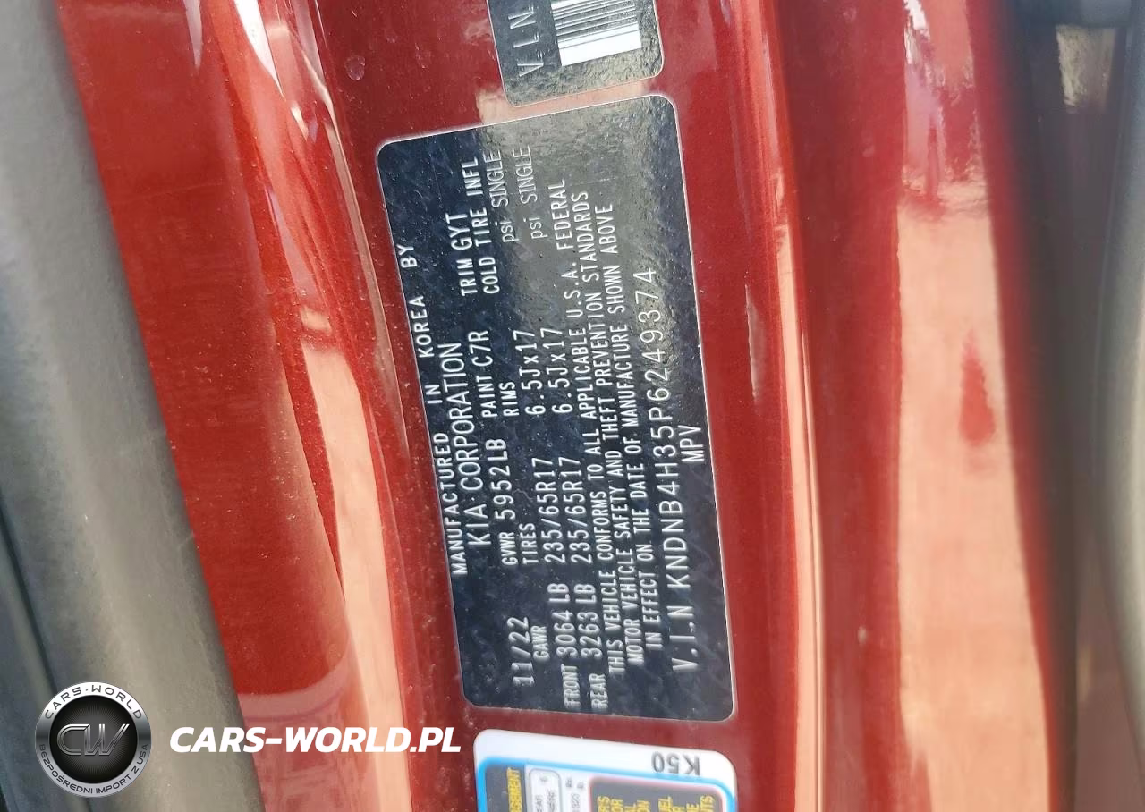 2023 Kia Carnival Lx VIN:KNDNB4H35P6249374 - 13