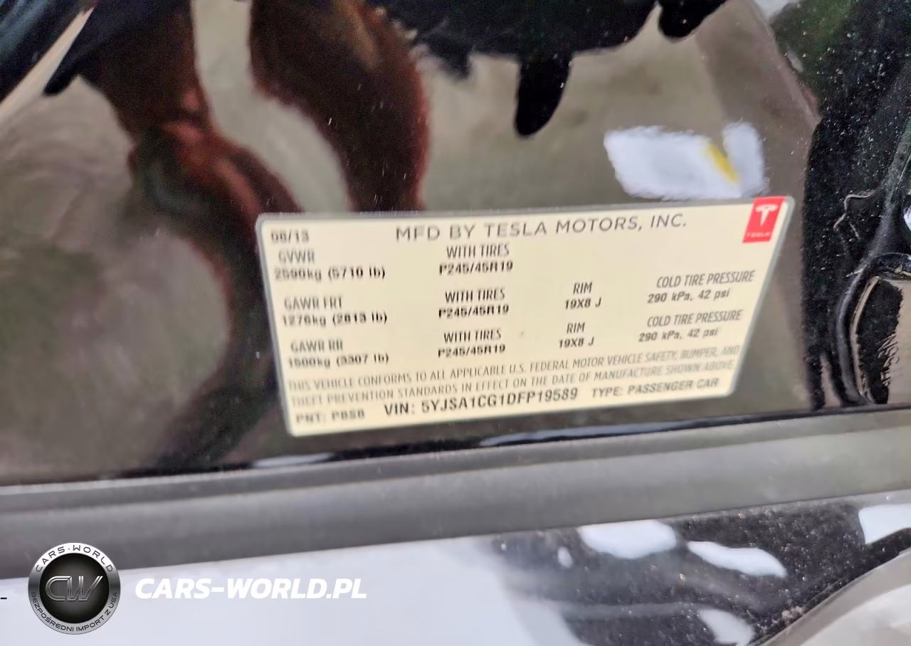 2013 Tesla Model S VIN:5YJSA1CG1DFP19589 - 13
