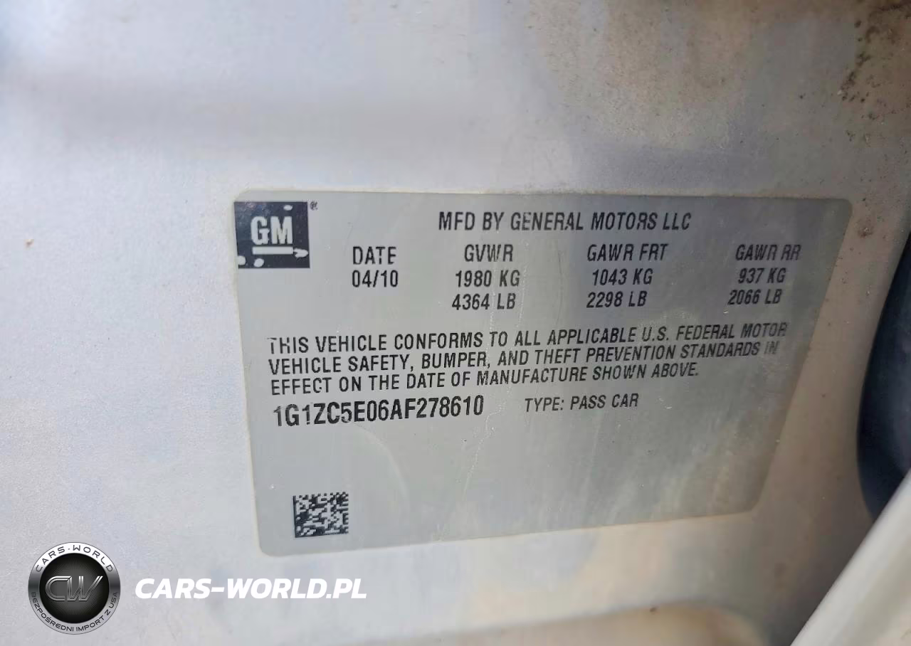 2010 Chevrolet Malibu 1Lt VIN:1G1ZC5E06AF278610 - 12