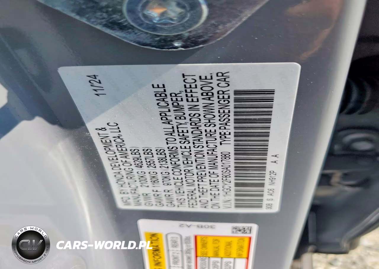 2025 Honda Accord Touring Hybrid VIN:1HGCY2F80SA017880 - 12