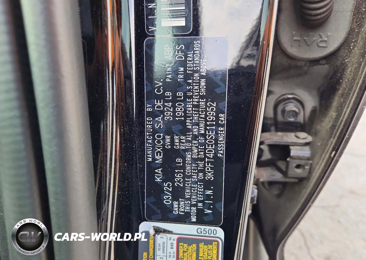 2025 Kia K4 Lxs VIN:3KPFT4DE0SE119952 - 13