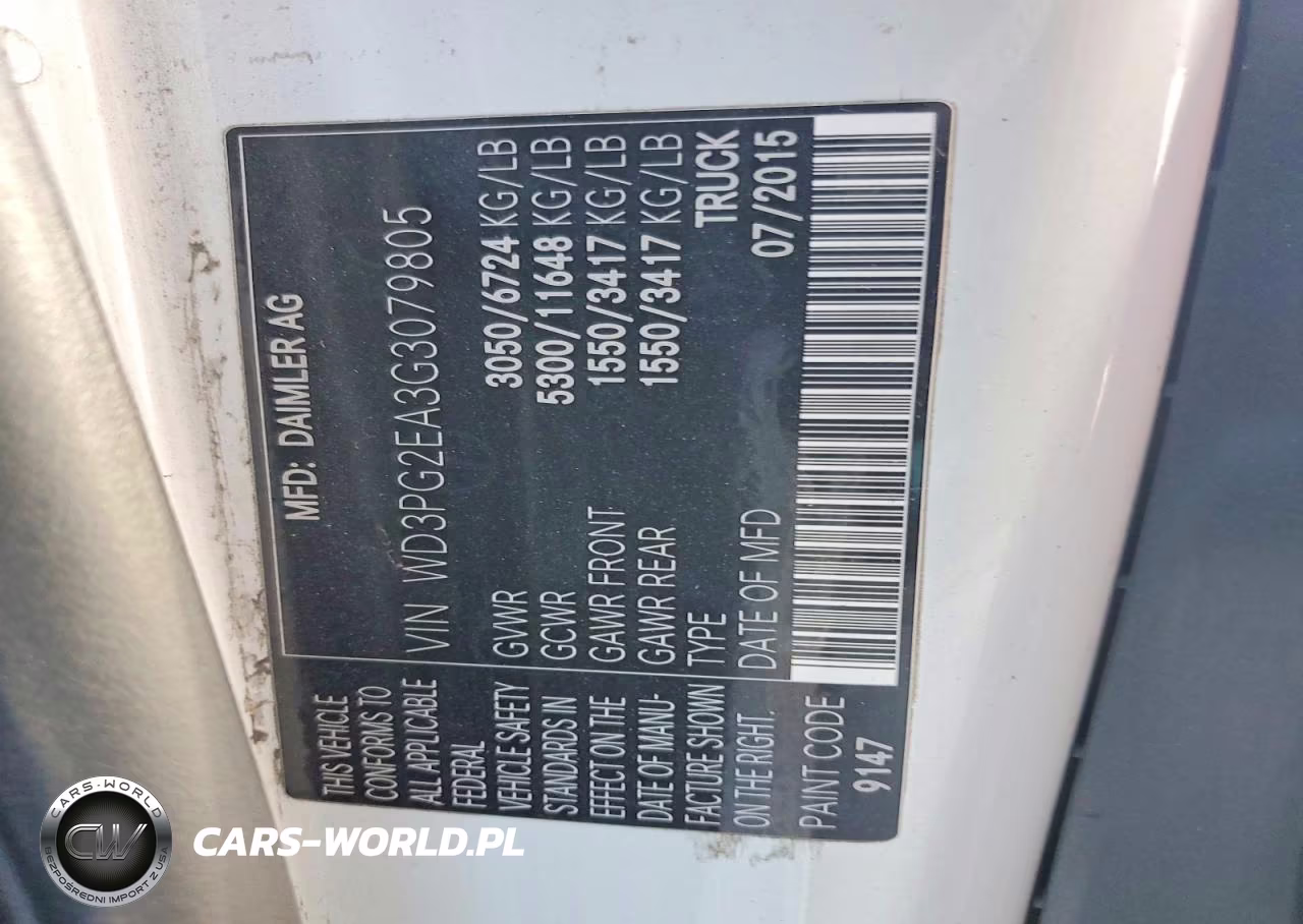 2016 Mercedes-Benz Metris VIN:WD3PG2EA3G3079805 - 13