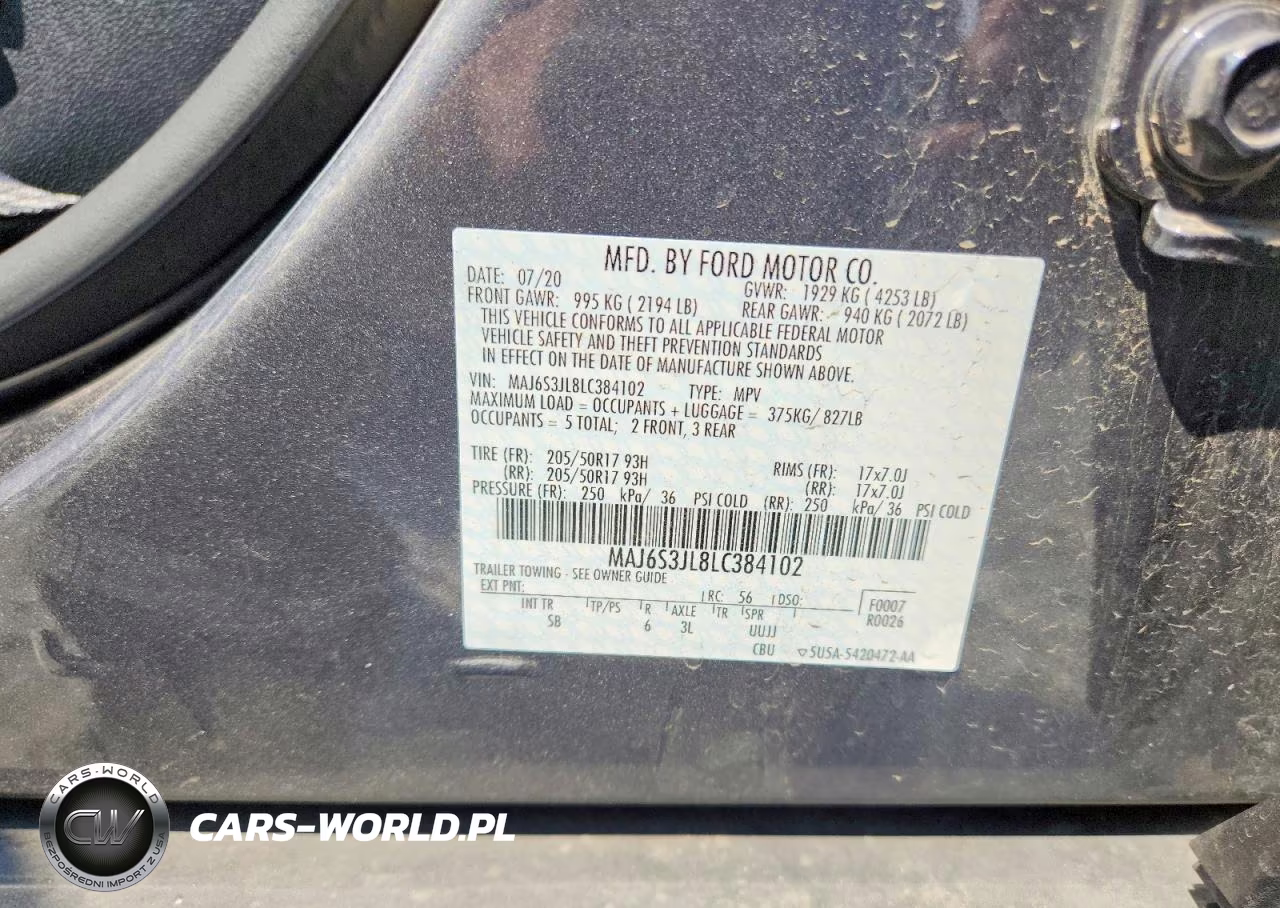 2020 Ford Ecosport Ses VIN:MAJ6S3JL8LC384102 - 13