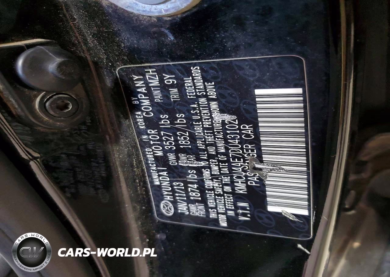 2013 Hyundai Accent Gls VIN:KMHCU4AE7DU431027 - 12