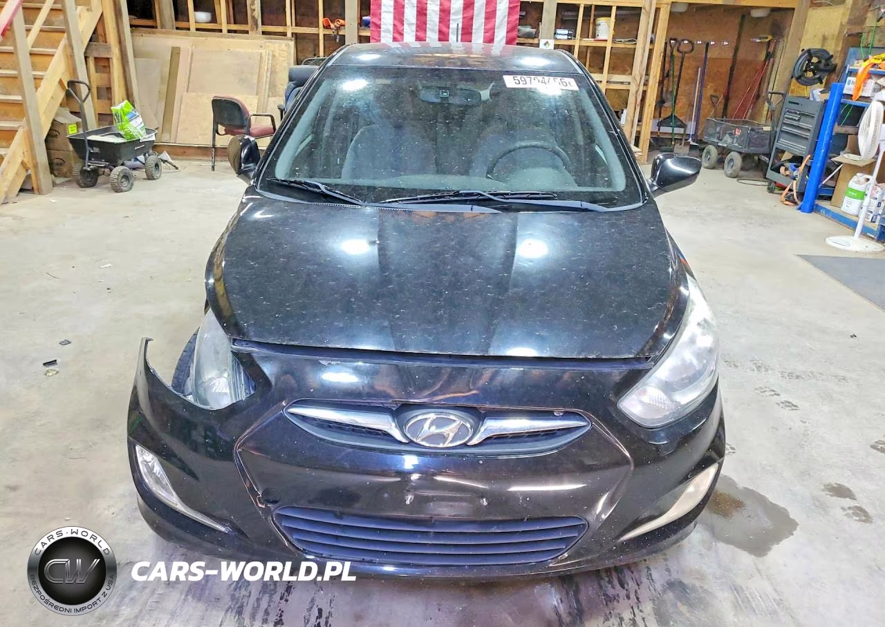 2013 Hyundai Accent Gls VIN:KMHCU4AE7DU431027 - 5