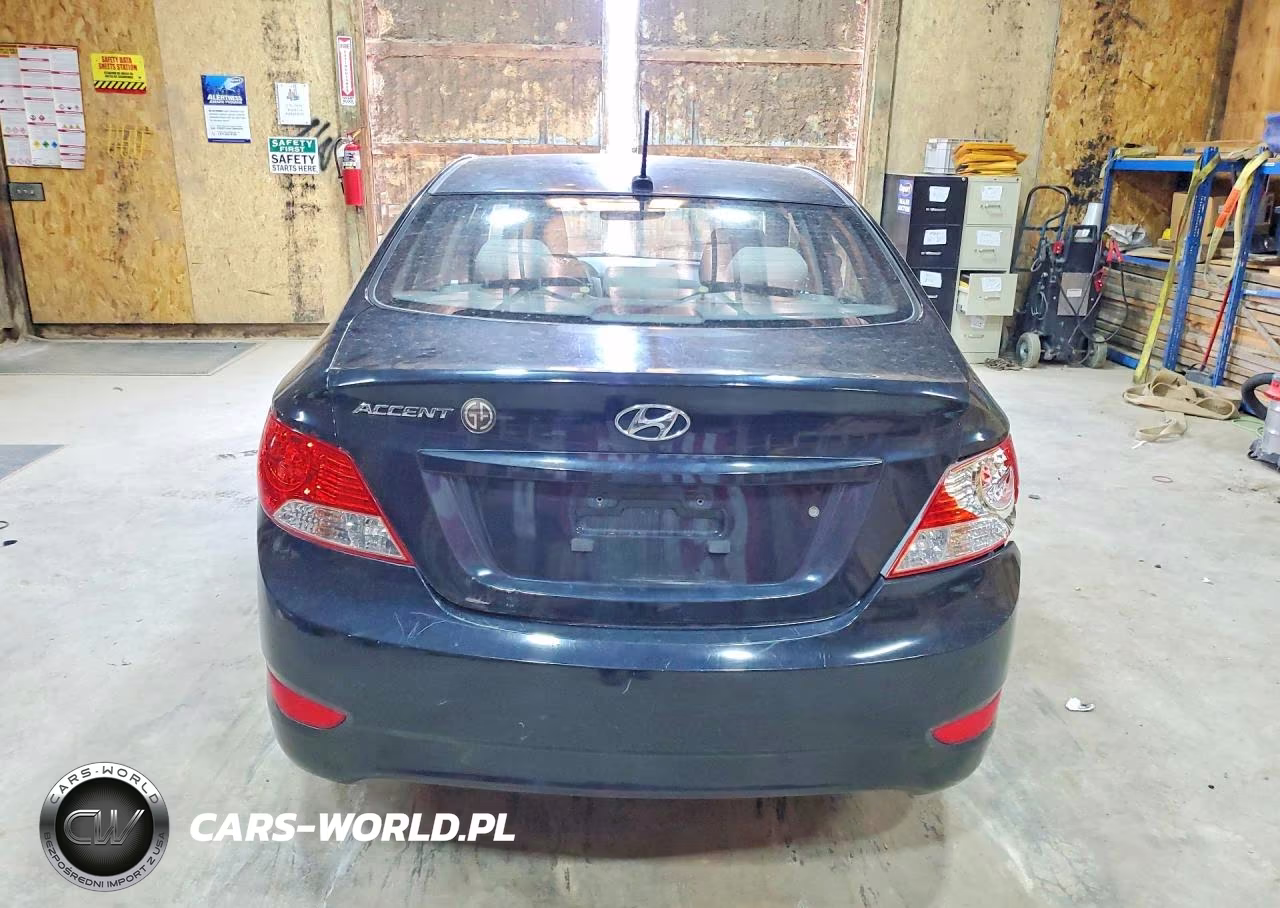 2013 Hyundai Accent Gls VIN:KMHCU4AE7DU431027 - 6