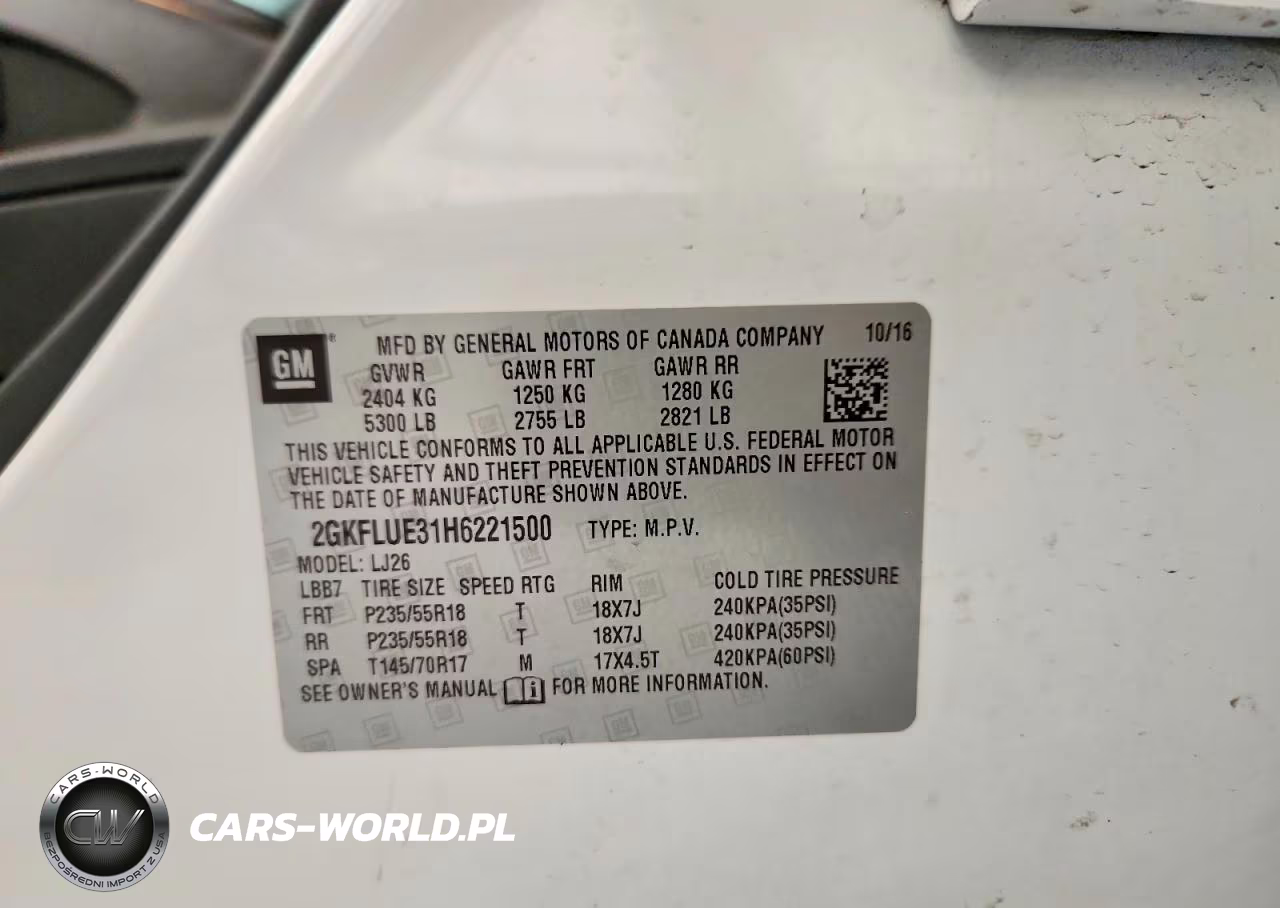 2017 GMC Terrain Slt VIN:2GKFLUE31H6221500 - 13