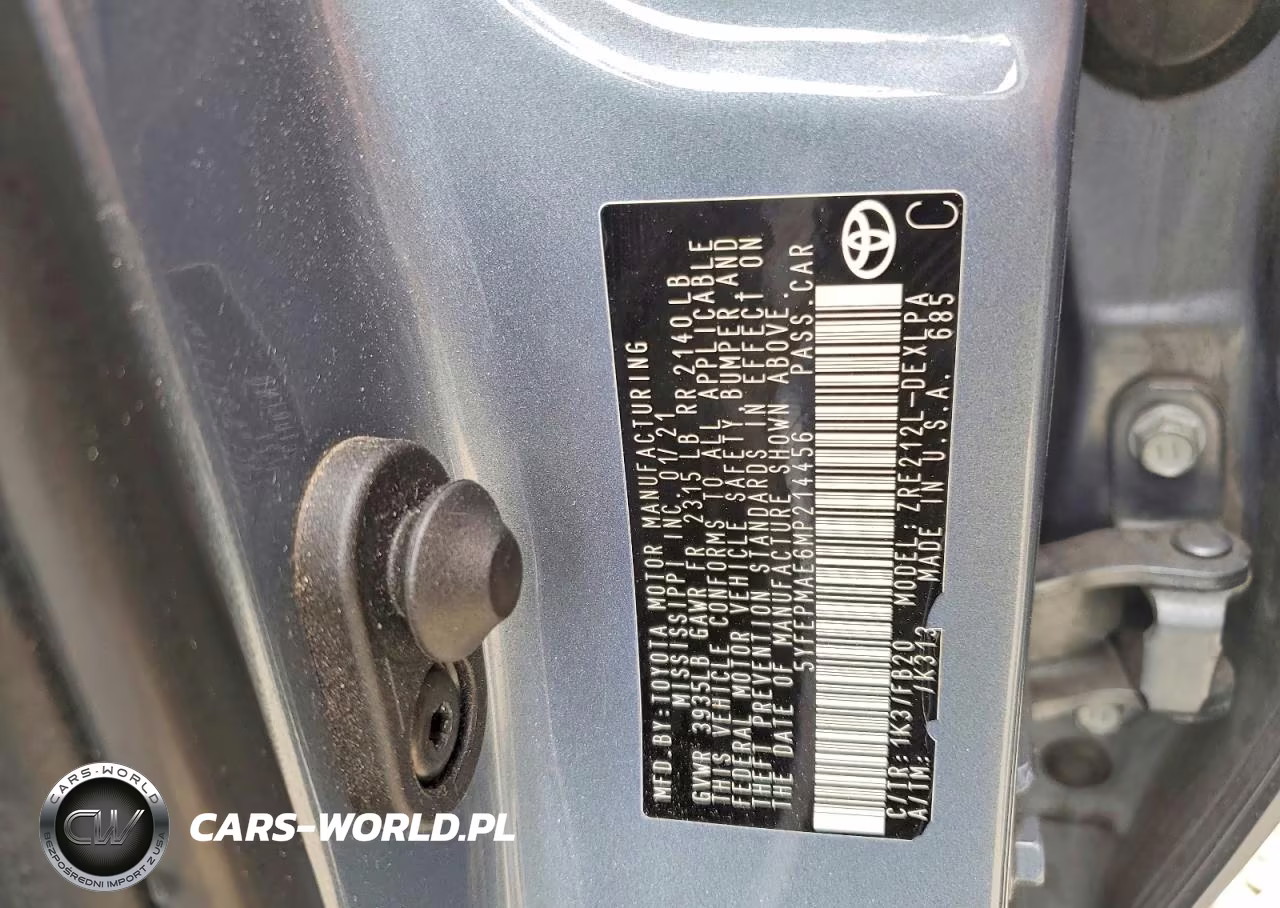 2021 Toyota Corolla Le VIN:5YFEPMAE6MP214456 - 12
