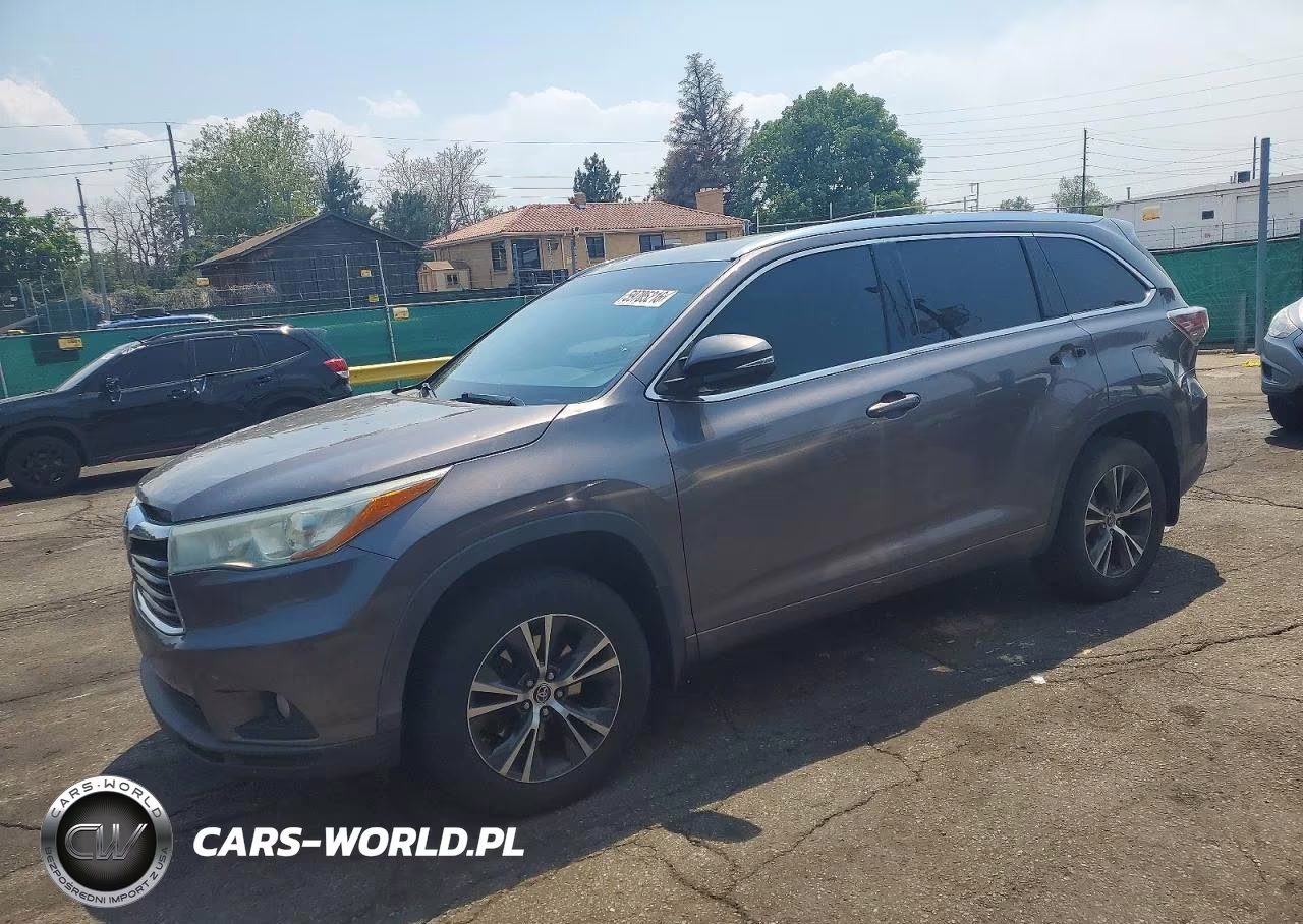 2016 Toyota Highlander Xle