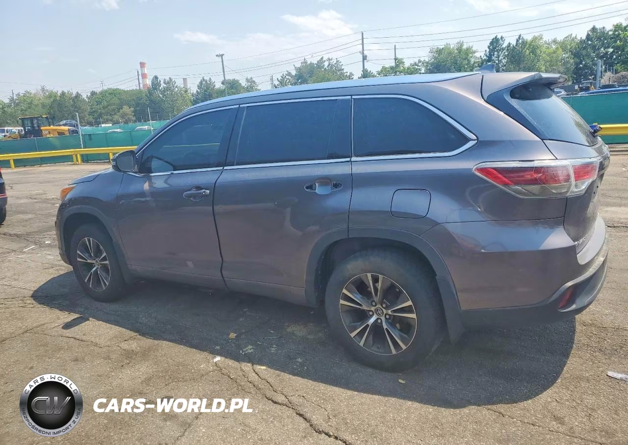 2016 Toyota Highlander Xle VIN:5TDJKRFH0GS239717 - 2