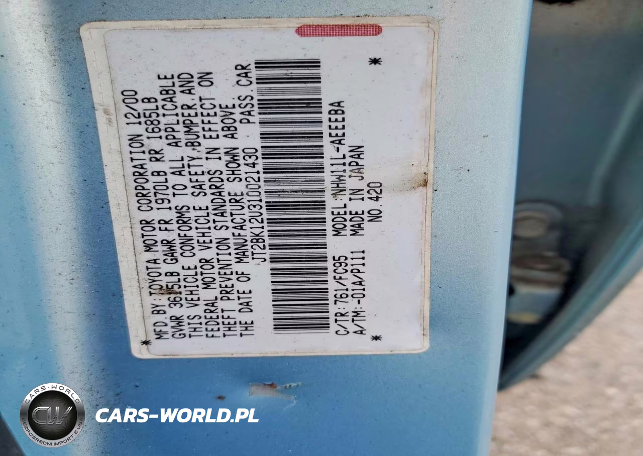 2001 Toyota Prius VIN:JT2BK12U310021430 - 12