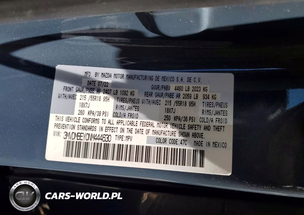 2022 Mazda Cx-30 Premium Plus VIN:3MVDMBEY0NM444630 - 12