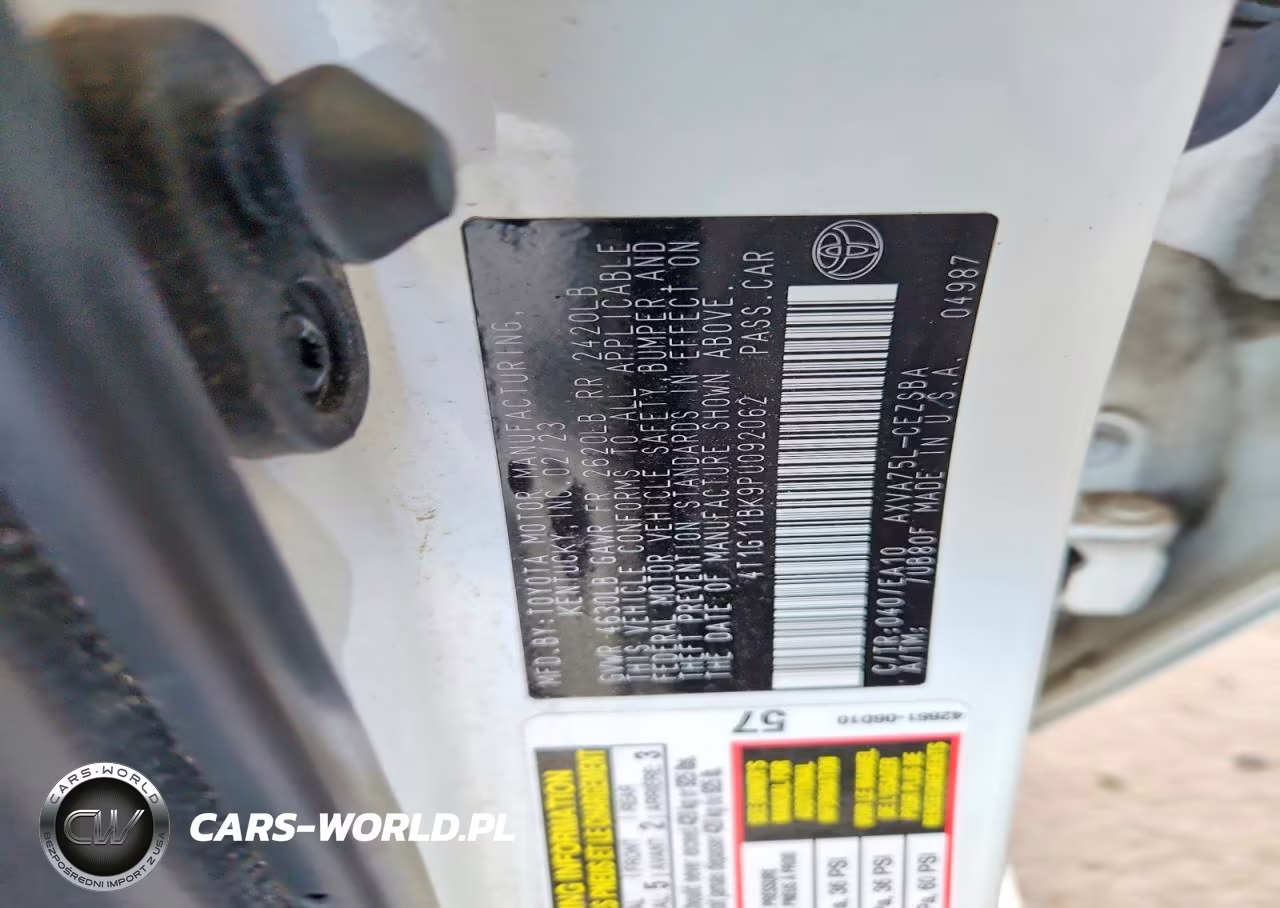 2023 Toyota Camry Se VIN:4T1G11BK9PU092062 - 12