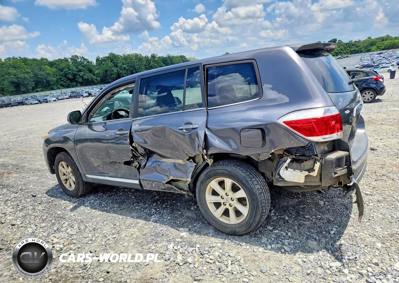 2013 Toyota Highlander Base VIN:5TDZA3EH2DS036263 - 2