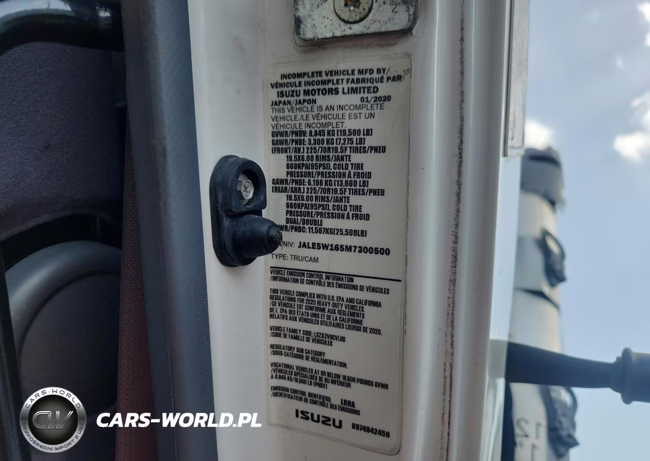 2021 Isuzu Nrr Refrigerated Box Truck VIN:JALE5W165M7300500 - 12
