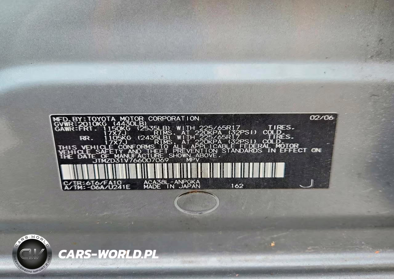 2006 Toyota Rav4 Limited VIN:JTMZD31V766007069 - 13